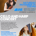 Havdalah Cello and Harp Concert